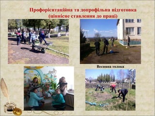 Профорієнтаційна та допрофільна підготовка
(ціннісне ставлення до праці)
Весняна толока
 