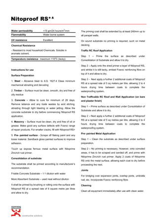 Pdds Label (Pds) nitoproof rs_(green_label) | PDF