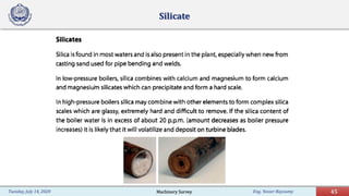 Eng. Yasser Bayoumy 45Tuesday, July 14, 2020
Silicate
Machinery Survey
 