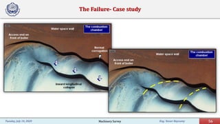 Eng. Yasser Bayoumy 56Tuesday, July 14, 2020
The Failure- Case study
Machinery Survey
 