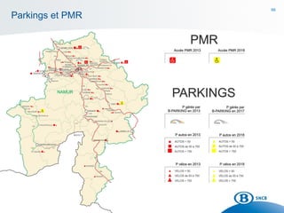 66
Parkings et PMR
 