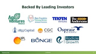 Backed By Leading Investors
Confidential 17
 