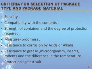 Pharmaceutical packaging | PPT