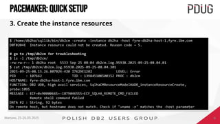 Db2 with Pacemaker pdug-2025-warsaw-pacemaker.pdf