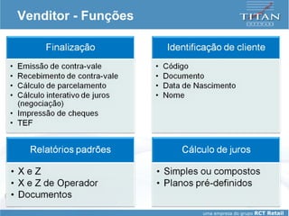 Venditor - Funções 