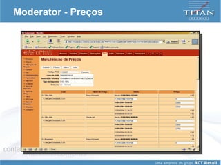 Moderator - Preços 