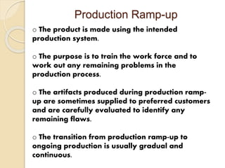 Manufacturing Ramp Up Model Generic Product Development Process | PPTX