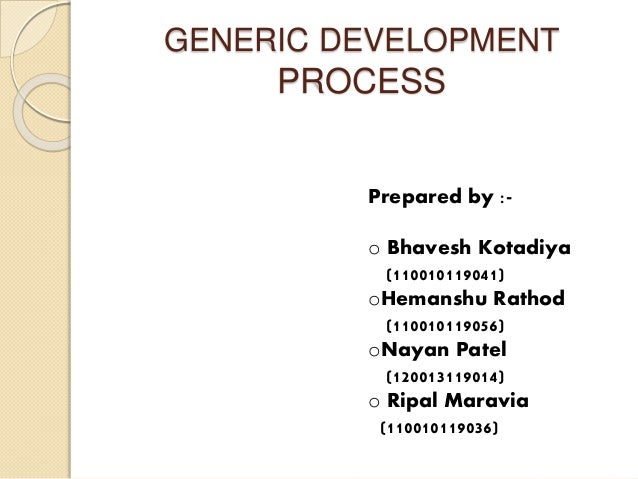 generic product development process product development process