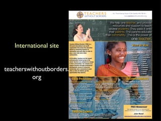 teacherswithoutborders.org International site 