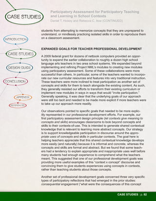Designing with Teachers: Participatory Models of Professional Development