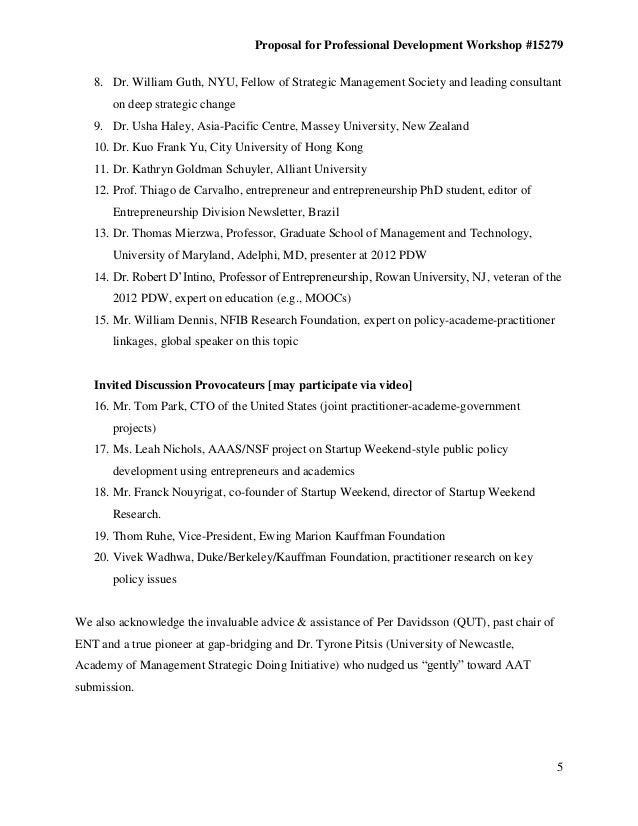 Phd research proposal on entrepreneurship