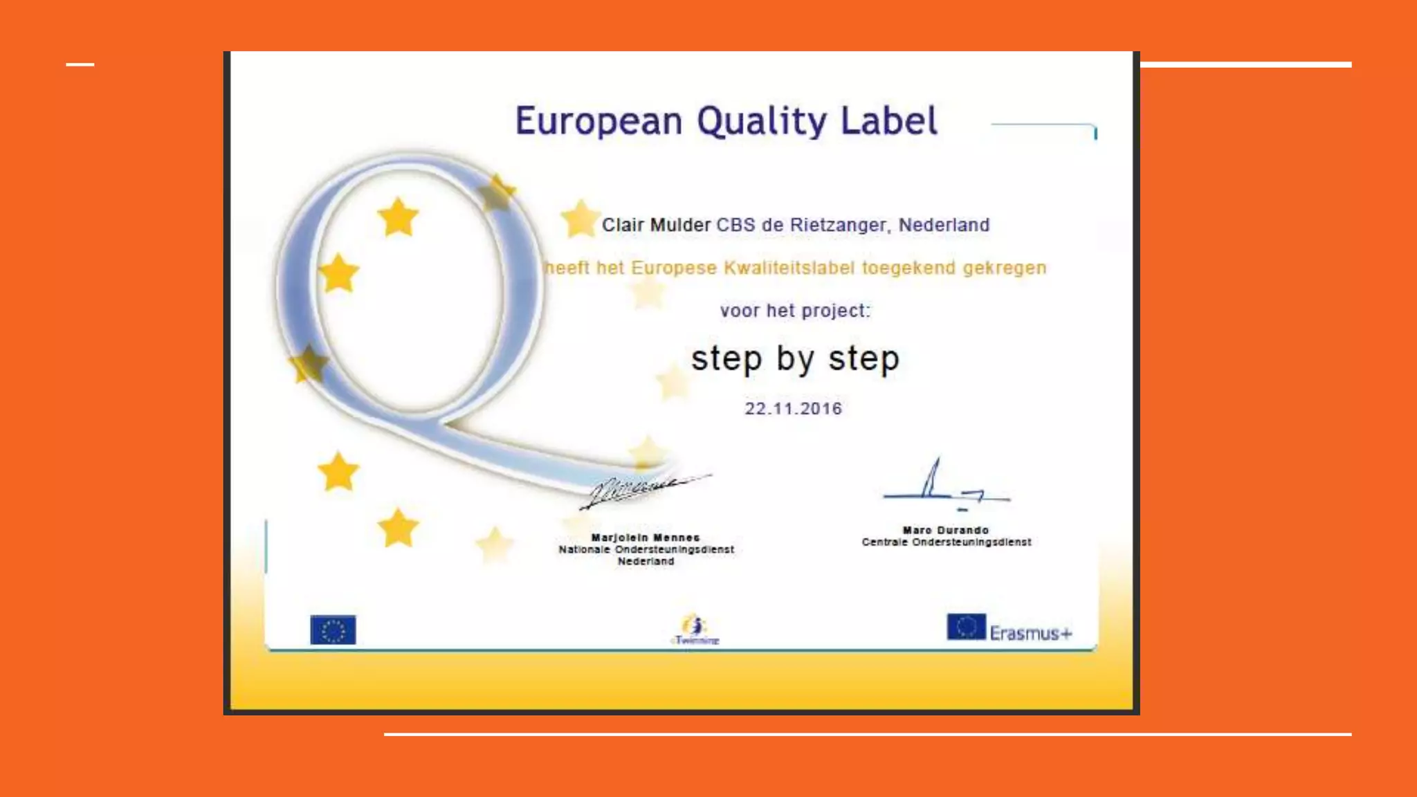 Evaluation presentation Personal Development Workshop Rhodes