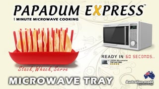Papadum Express : Cook up-to 10 Papadums in minutes..