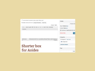 Portland WordPress Meetup: 3.6 Preview