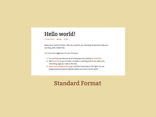 Portland WordPress Meetup: 3.6 Preview