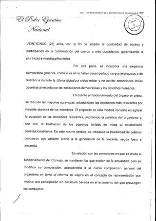 Ley de Reforma del Consejo de la Magistratura