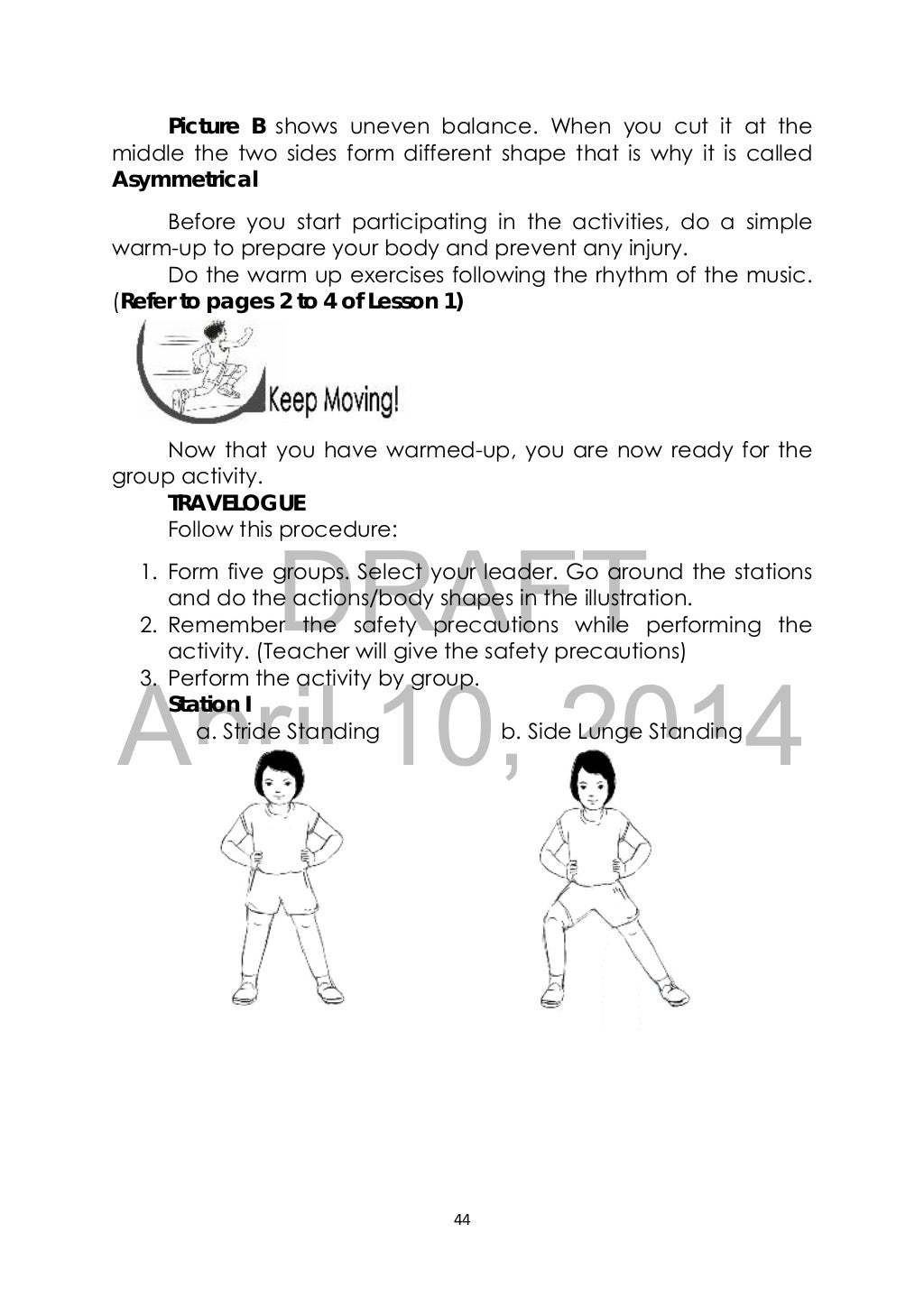 K TO 12 GRADE 3 LEARNING MATERIAL IN PE