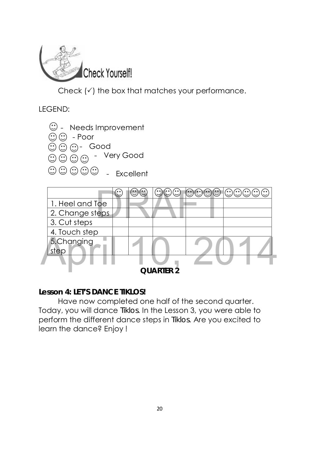 K TO 12 GRADE 3 LEARNING MATERIAL IN PE