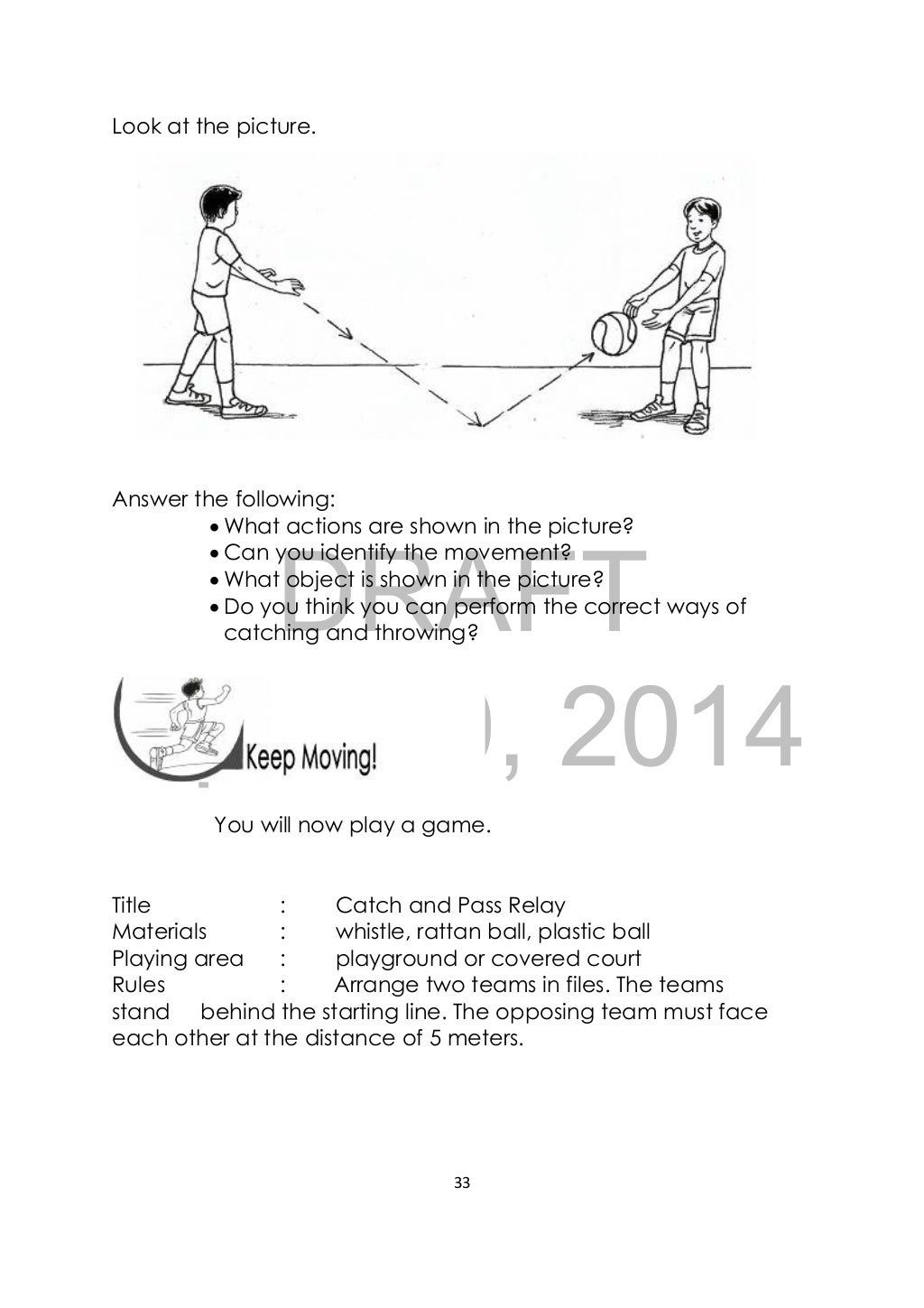 K TO 12 GRADE 3 LEARNING MATERIAL IN PE