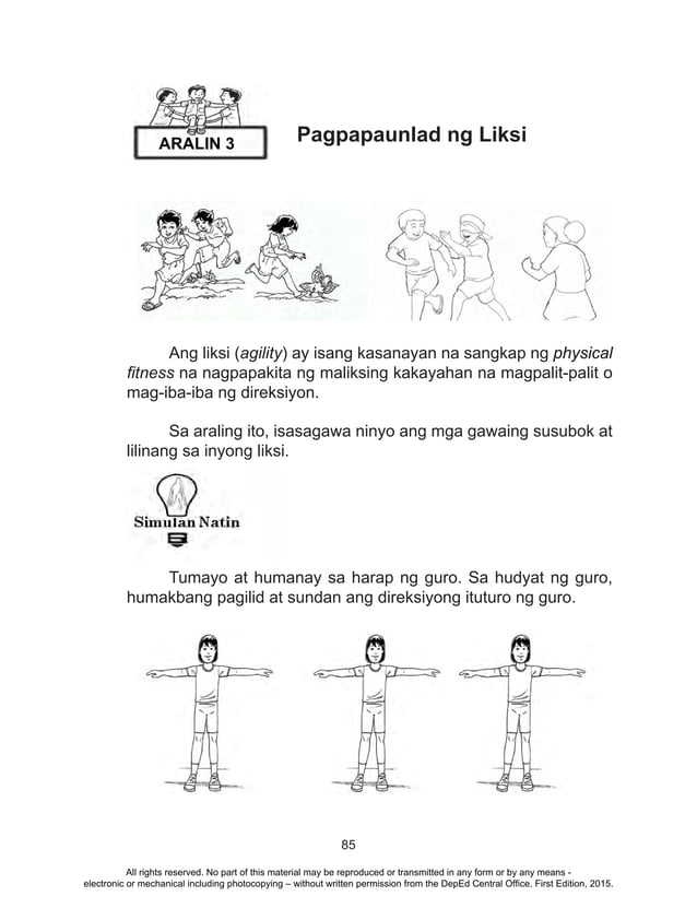 K TO 12 GRADE 4 LEARNER’S MATERIAL IN PHYSICAL EDUCATION (Q1Q4)