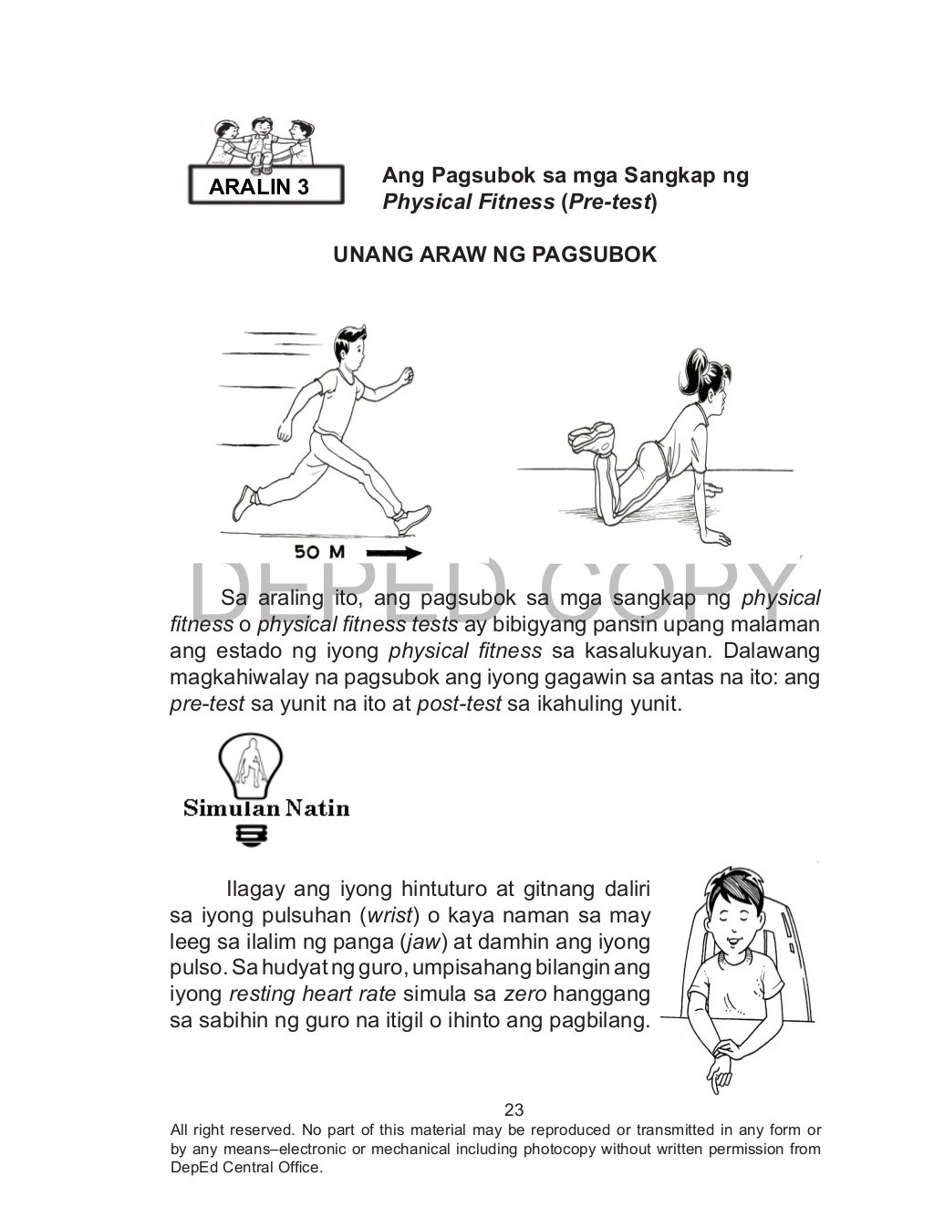 K TO 12 GRADE 4 LEARNER’S MATERIAL IN PHYSICAL EDUCATION (Q1Q4)