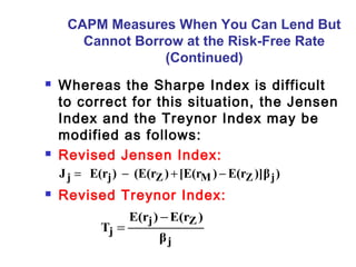 Performance Evaluation of Portfolios | PPT