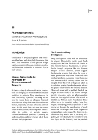 Pharmacoepidemiology & pharmacoeconomics