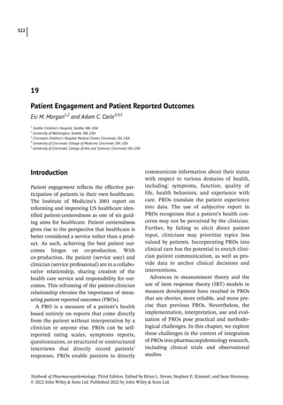 Pharmacoepidemiology & pharmacoeconomics