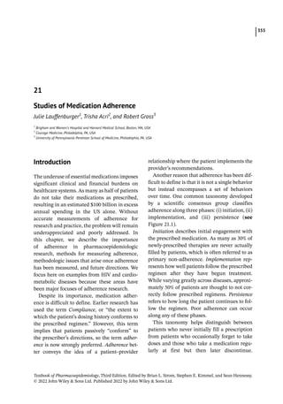 Pharmacoepidemiology & pharmacoeconomics