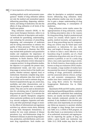 Pharmacoepidemiology & pharmacoeconomics