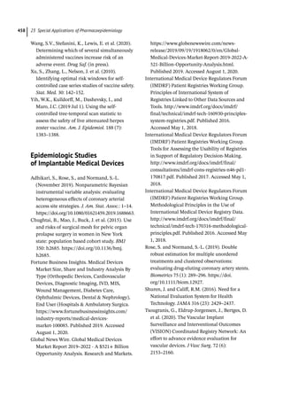 Pharmacoepidemiology & pharmacoeconomics