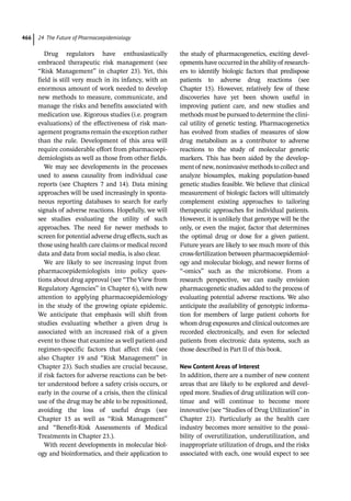 Pharmacoepidemiology & pharmacoeconomics