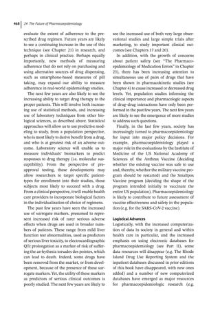 Pharmacoepidemiology & pharmacoeconomics