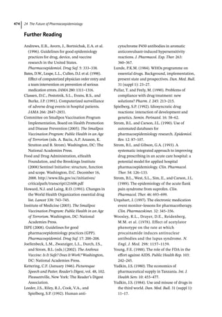 Pharmacoepidemiology & pharmacoeconomics