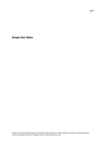 Pharmacoepidemiology & pharmacoeconomics