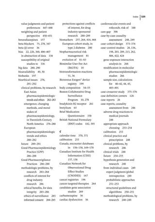 Pharmacoepidemiology & pharmacoeconomics