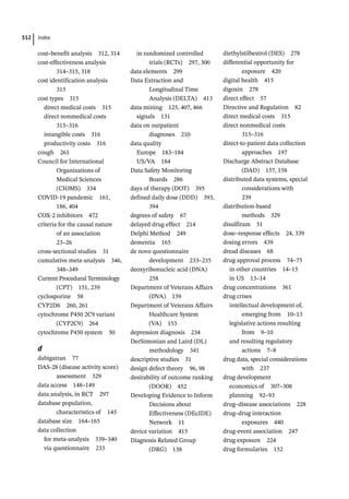 Pharmacoepidemiology & pharmacoeconomics