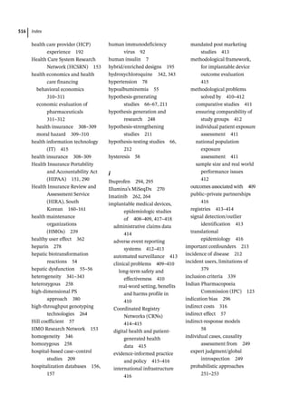 Pharmacoepidemiology & pharmacoeconomics