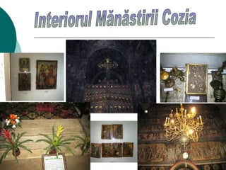 Interiorul Mănăstirii Cozia 