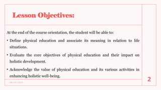 PE 101 – Physical Activities Toward Health and Fitness | PPTX