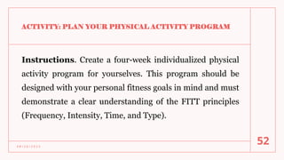 PE 101 – Physical Activities Toward Health and Fitness | PPTX