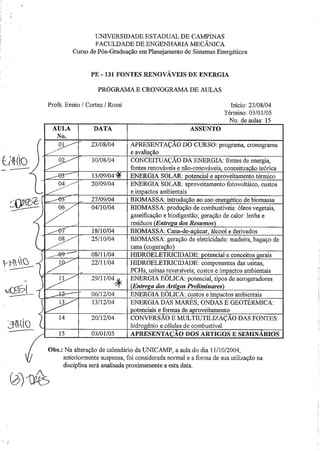PE 131 Fontes Renováveis de Energia