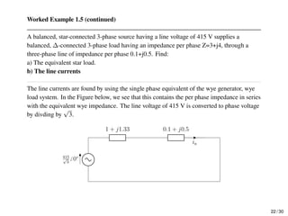 Three phase power Lecture by cardiff University engineering | PDF