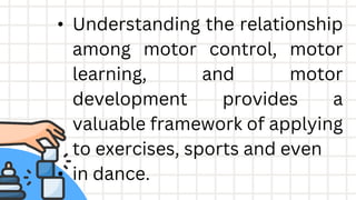 Applied Motor Control and Learning exercise sports and dance | PDF