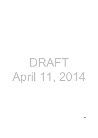 DRAFT 
April 11, 2014 
49 
 