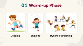 Jogging Skipping Dynamic Stretching
 