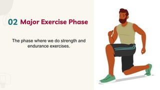 The phase where we do strength and
endurance exercises.
 