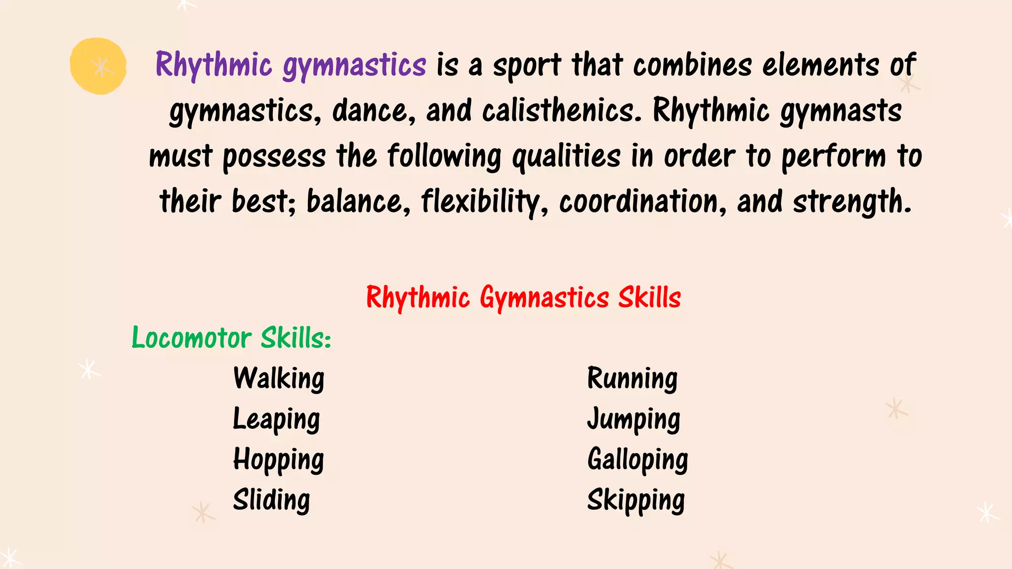 RHYTHMIC GYMNASTICS | PPTX