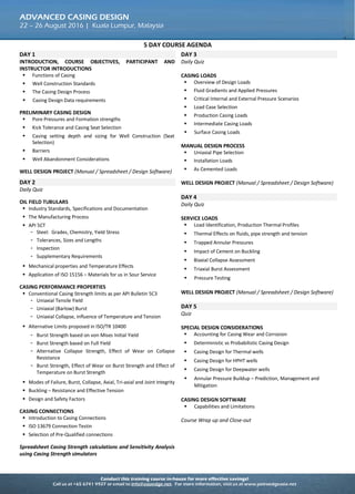 Advanced Casing Design | PDF