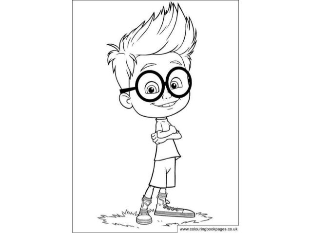 Peabody and Sherman Colouring Pages and Kids Colouring Activities